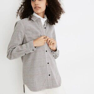 Madewell Corduroy Classic Ex-Boyfriend Shirt in Dermott Plaid